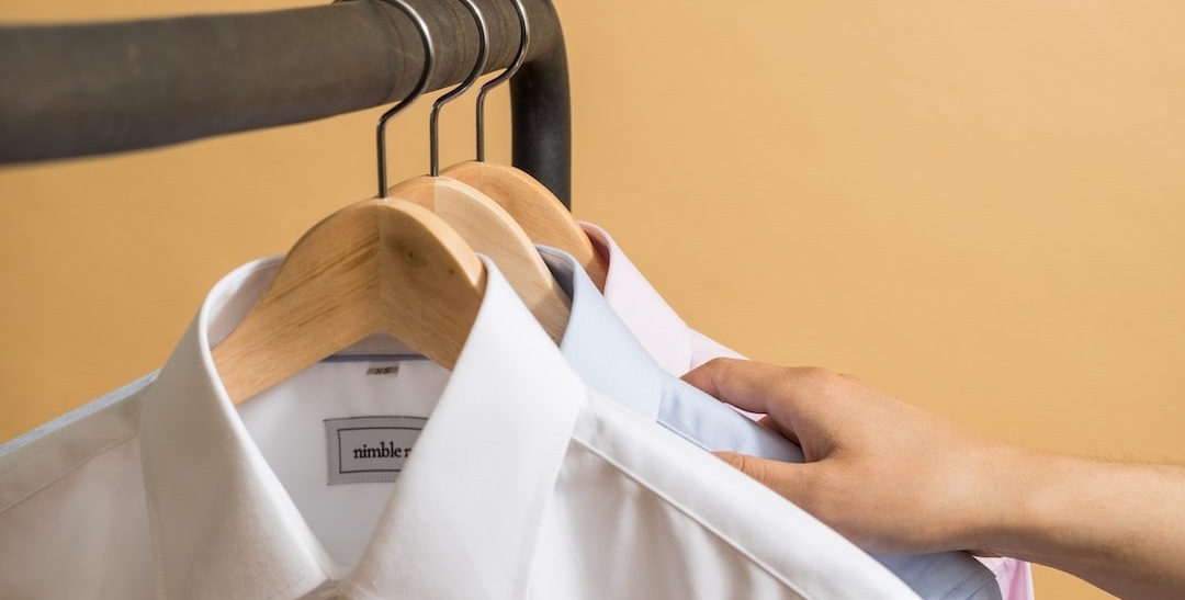 Shirts on a hanger